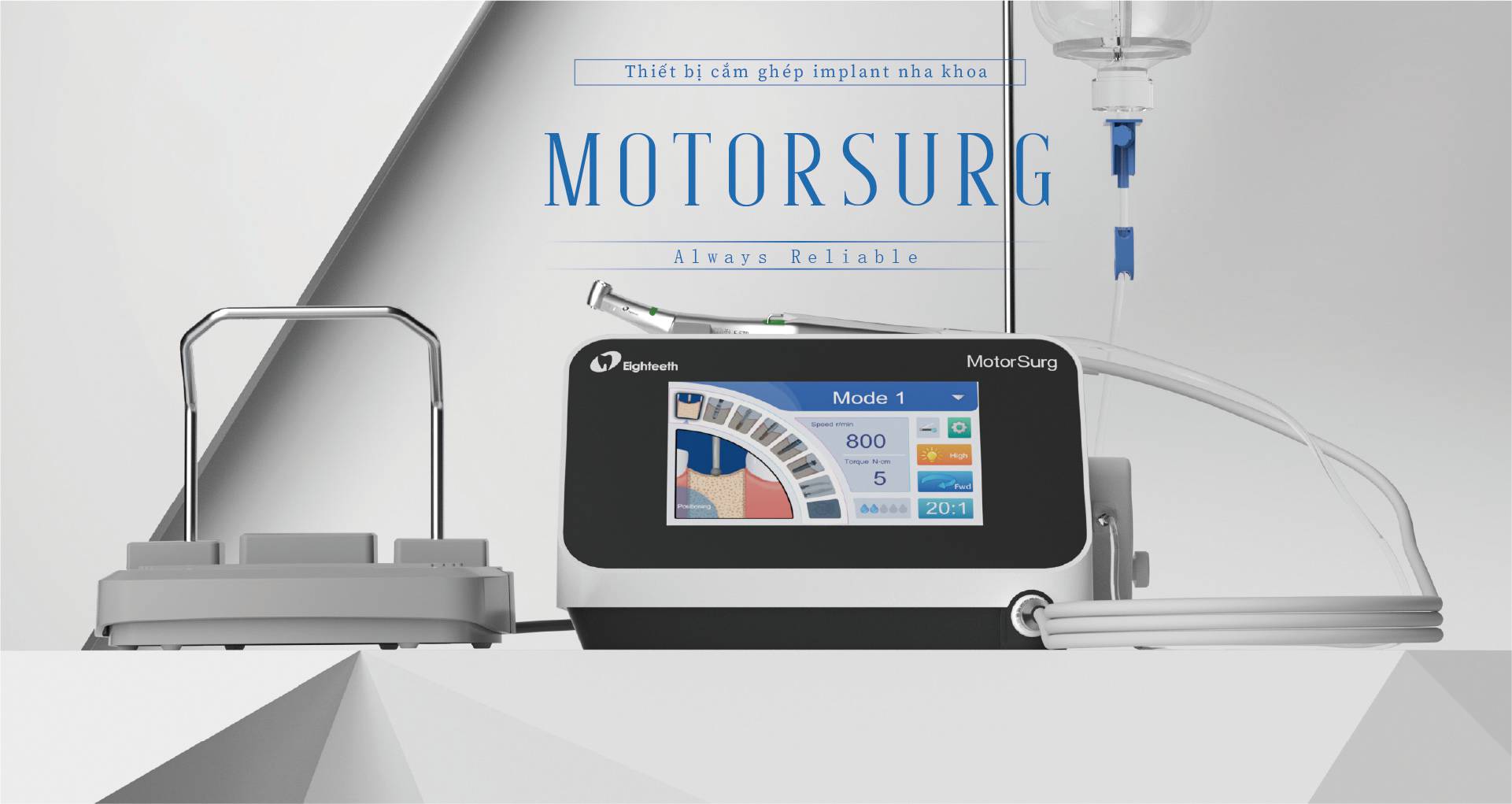 Thiết bị cắm ghép implant nha khoa Motorsurg0