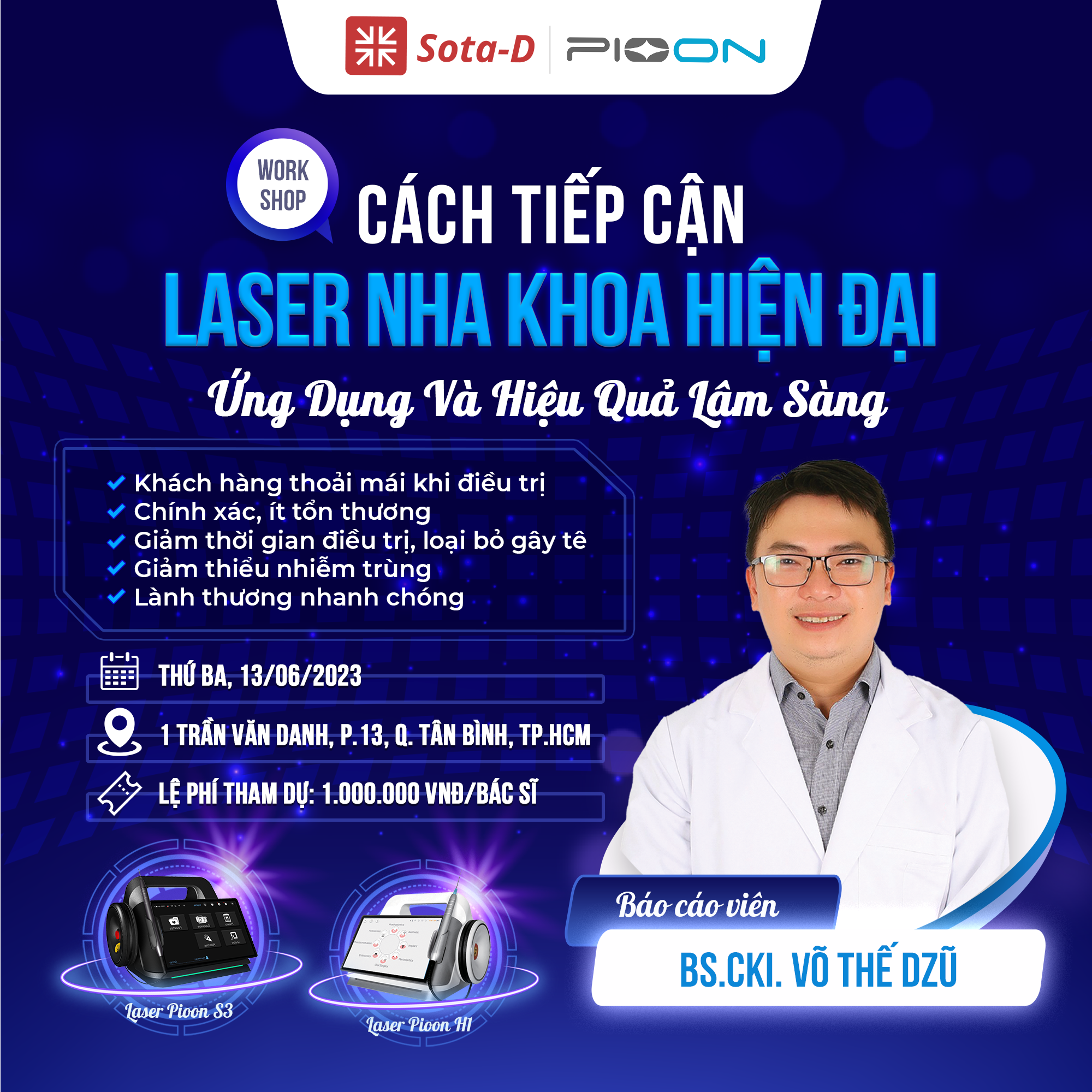 Workshop: Cách tiếp cận Laser nha khoa hiện đại - Ứng dụng và hiệu quả lâm sàng